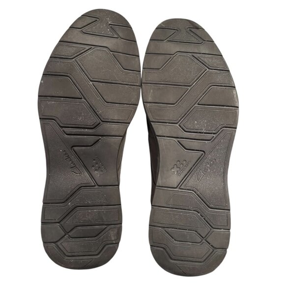 Clarks Unstructured Nubuck Oxford Shoes – Men’s 13 Charcoal Gray Comfort Casual - Picture 3 of 8